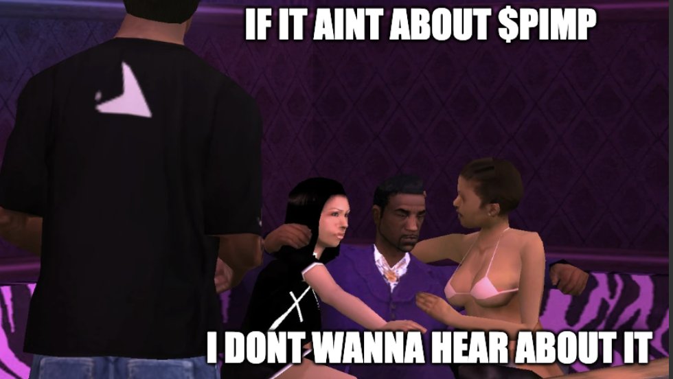 SanAndreasOnSol's tweet photo. REAL $PIMP s UNDERSTAND https://t.co/1kqWBvfAyV