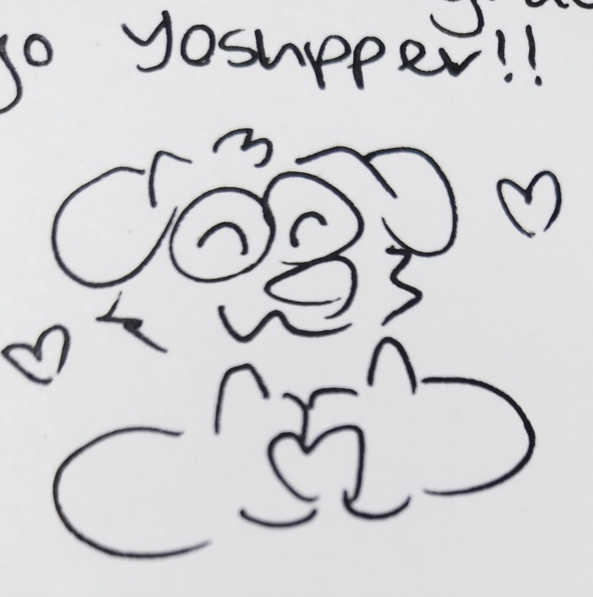 Yoshpper's tweet image. Lindo arte de @VentiSizedLion en el Mercadowo. Los Yoshis hermosos 💚