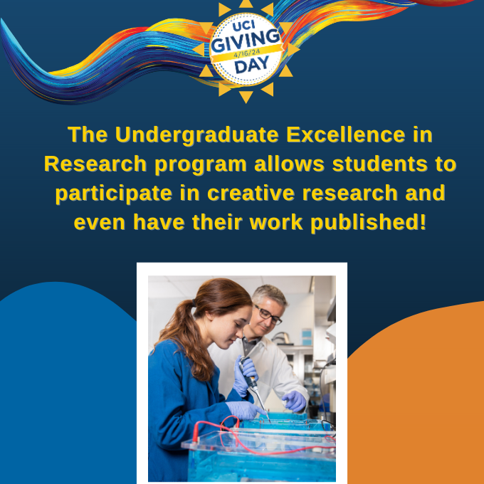 BioSci has a variety of programs that benefit our students - from our EASE program to Undergraduate Excellence in Research, swipe to learn more and how your gift can benefit BioSci on #UCIGivingDay.
Give and support our students today: bit.ly/BioSciGiving24
#TogetherforUCI