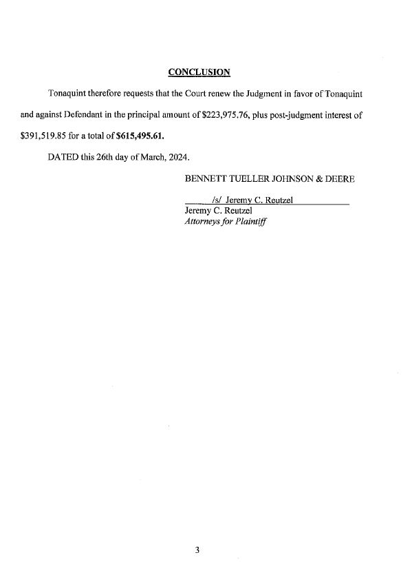 $FCGD New lawsuit by an old judgment creditor for $615K.  Unless UMMC is willing to close the deal and defend, this lawsuit could be a deal-breaker.