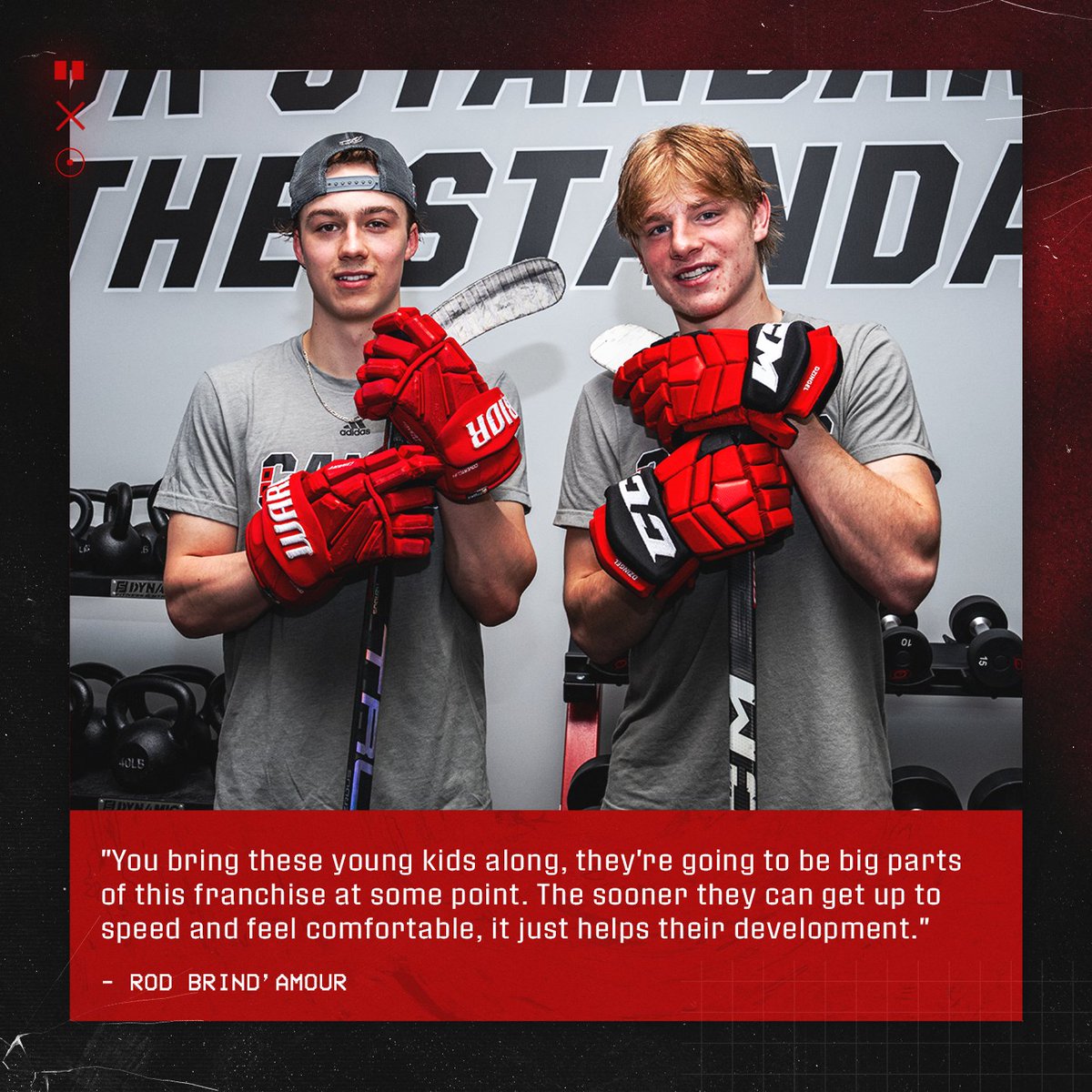 When the future's just as bright as the present, there's a lot to be excited about. As the #Canes wrap up the regular season, Bradly Nadeau and Jackson Blake are getting a taste of what it's like to be a pro. Read » n.carhur.com/3Q44fdN