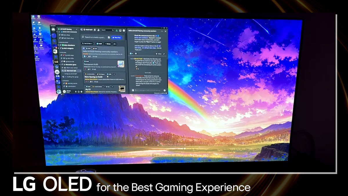 LG OLED Gaming tweet media