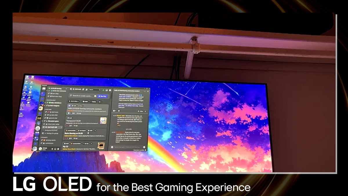 LG OLED Gaming tweet media