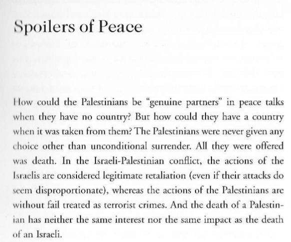 Also noteworthy that 6 years before this, in 1978 Deleuze wrote a piece for Le Monde ('Spoilers of Peace') in the following way: