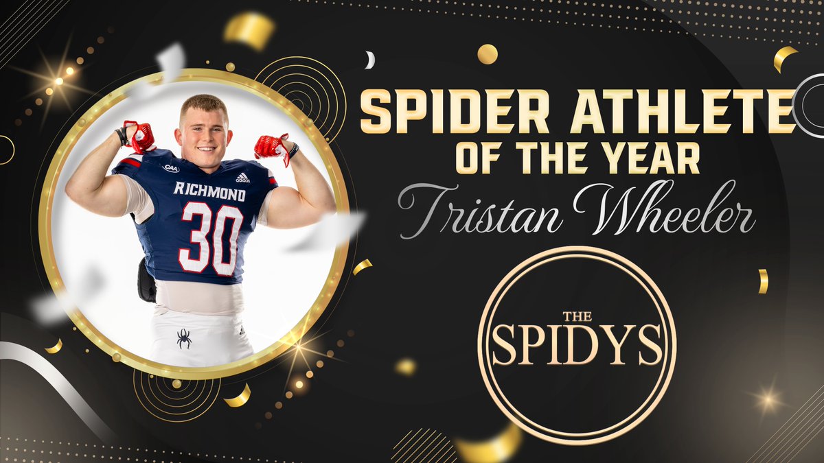 Richmond Athletics (@spiderathletics) on Twitter photo And now the final awards of the evening, Male and Female Spider Athlete of the Year.
Congratulations,
<a href="/SpiderWBBall/">Richmond Women’s Basketball</a> Grace Townsend
<a href="/Spiders_FB/">Richmond Spiders Football</a> Tristan Wheeler And now the final awards of the evening, Male and Female Spider Athlete of the Year.
Congratulations,
<a href="/SpiderWBBall/">Richmond Women’s Basketball</a> Grace Townsend
<a href="/Spiders_FB/">Richmond Spiders Football</a> Tristan Wheeler