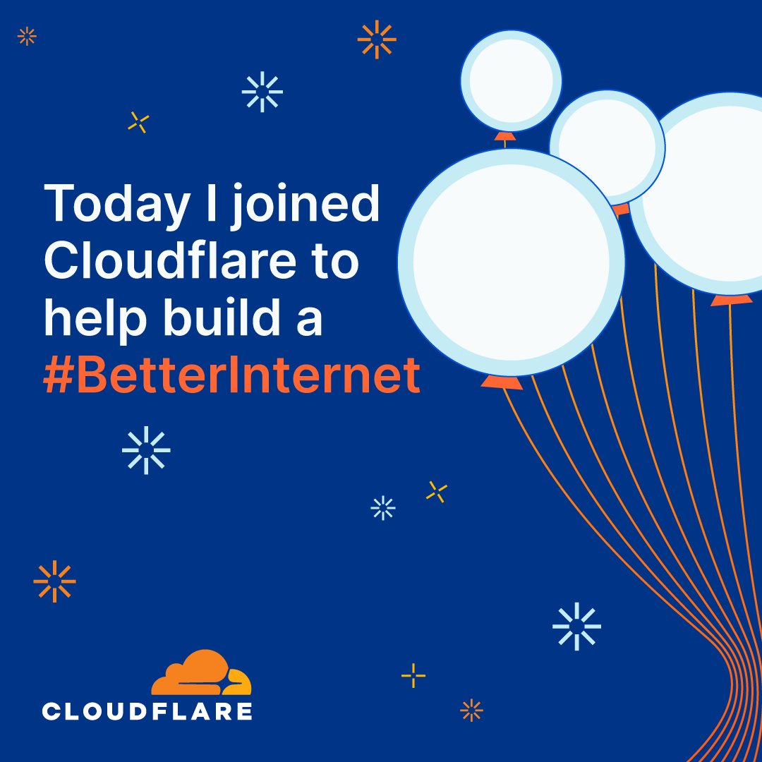 Day 1 @ Cloudflare ✅

I'm excited to join @rickyrobinett's team as a developer advocate!

They're moving quickly, doing really cool work w/ AI, Workers, and building a #betterinternet