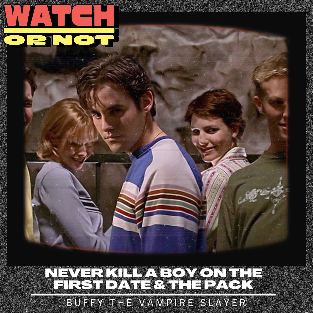 WatchorNot_Pod's tweet photo. Our #Buffy series continues with season 1 episodes 5 & 6. No filler this week - all Buffy all the time!
#rewatch #watchornot #monday #podcast #buffythevampireslayer https://t.co/fR5XJEH0Av