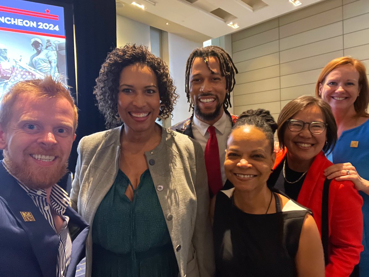 Shout out to @MayorBowser and the @DCLGBTQ for having me today at the Full Democracy Champions Luncheon! #EmancipationDay #Statehood #DistrictOfPride #WashingtonDC