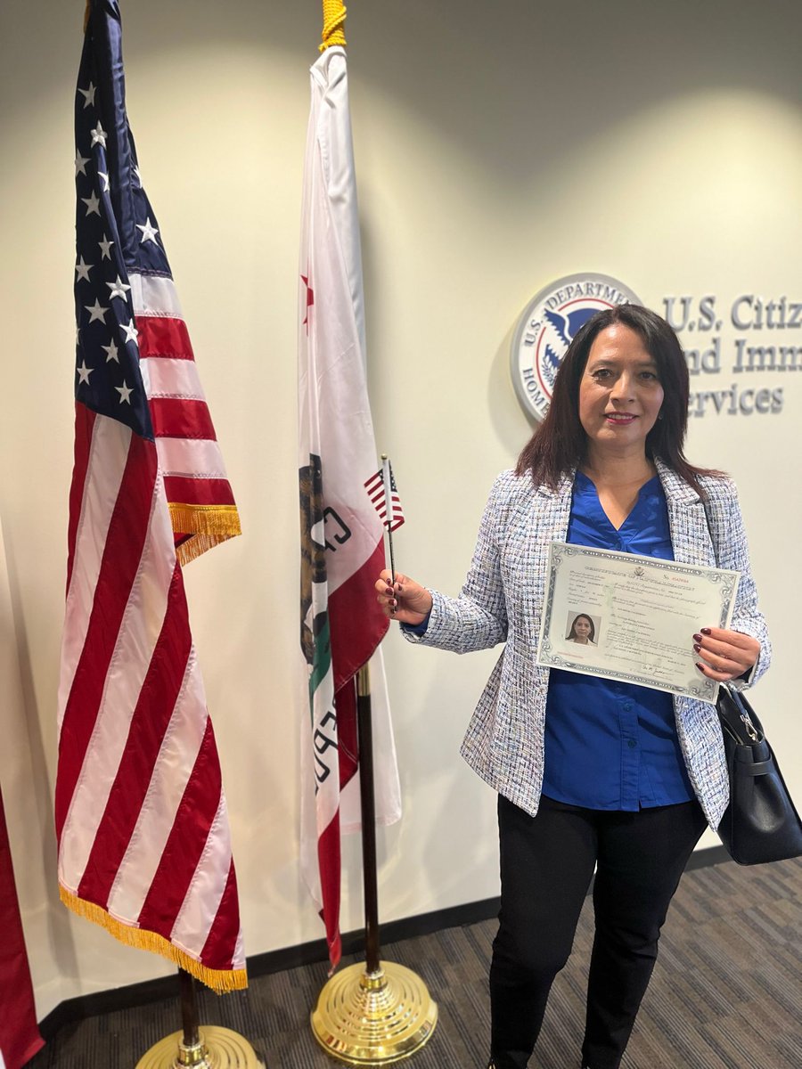 On March 11, 2024, Altagracia Lopez became a new U.S. citizen. CONGRATULATIONS ALTAGRACIA! Her next goal: to become an administrative assistant by taking our FREE administrative professional course. #NewUSCitizen #SUHSDAdultEd #fastforwardtoyourfuture #AdultEducation #AdultEd
