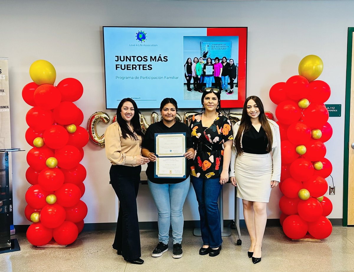 Love4lifeassoc's tweet photo. Congratulations to our amazing parents for completing the Love 4 Life Association Stronger Together Pledge 3 Series at Perris Union High School District. ✨✨✨

#ParentEngagement #PUHSD #PerrisHighSchool  #MakingADifference #Love4LifeAssociation https://t.co/LTwo0l4c5B
