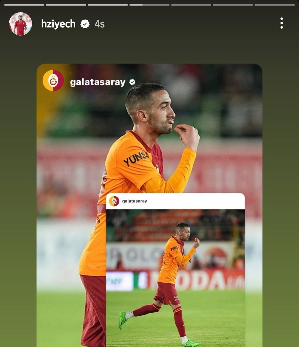 Vay vay vay vay vay Ziyech abi vay Instagram'da story yağmuru yapmış, bu adam galiba bizi seviyo ya 🥹🙂‍↔