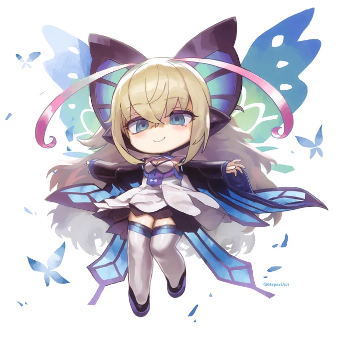 I've drawn Lumen from #Gunvolt !  