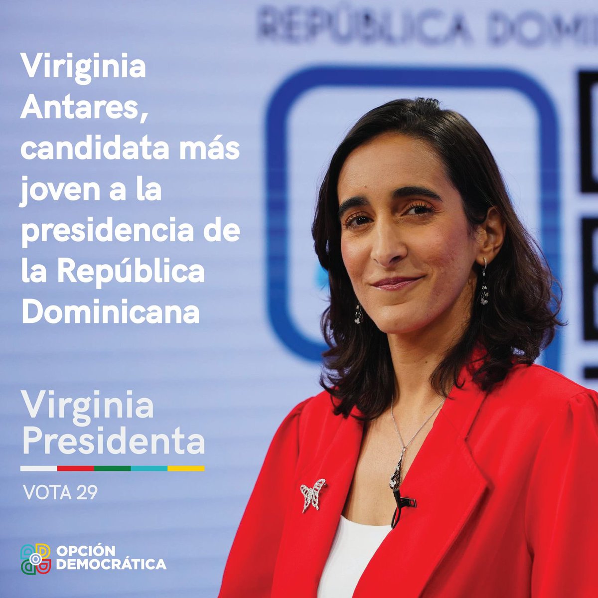 Virginia Antares de Opción Democrática excelente candidata! #RDDebate #VirginiaDebate 
#OpcionDemocratica