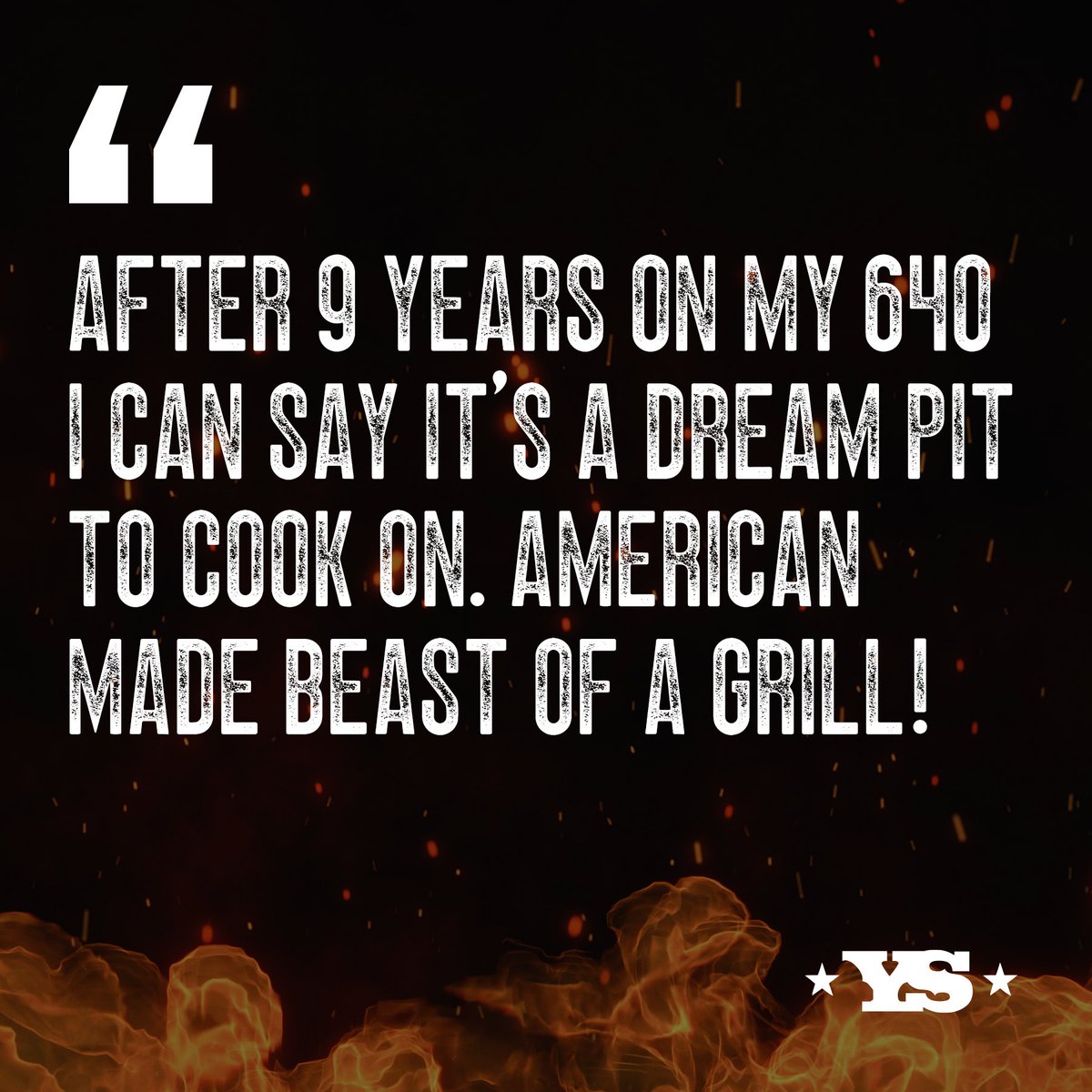 The #americanmade YS640S pellet grill. . Learn more 👉 bit.ly/37nGKpC . #yodersmokers #bbq #barbecue #outdoors #pellet #pelletgrill #yoderpellet #whyiyoder #grill #grilling #yum #steak #beef #brisket #brizzy #usa