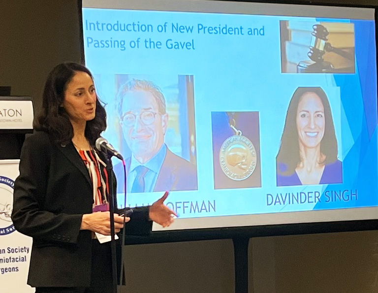 Dr. Davinder Singh, Phoenix Children’s div. chief of plastic surgery, has been named president of the American Society of Craniofacial Surgeons (#ASCFS) — and is the first women to serve in this position. Congratulations, Dr. Singh! @ACPAcares #ACPAAM24 #ACPA