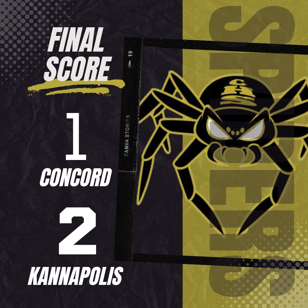 Tough loss as the Spiders fall in a close one to A.L. Brown. Great day on the mound by Junior Neal Hammil <a href="/hammill_neal/">Neal Hammill</a> going all 7 in the loss tonight. Conference play resumes tomorrow at home against East Rowan. #WeAreConcord #GoSpiders #JT