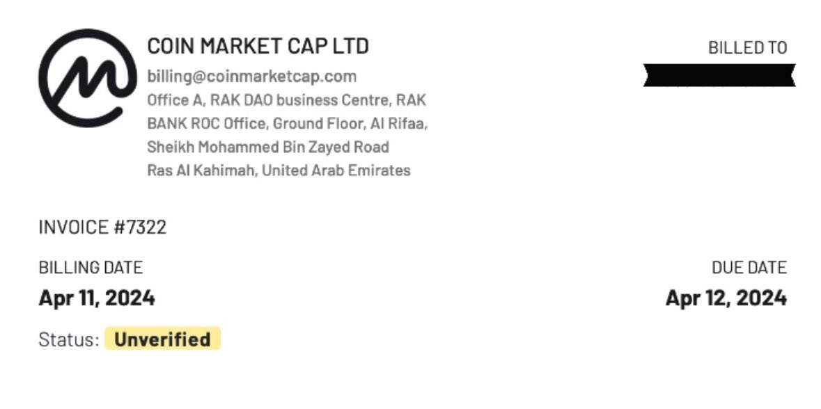 TipInuxyz's tweet photo. Any update would be greatly appreciated @CoinMarketCap 🤝

Below is our payment submitted for fast track a few days ago @TipInuxyz 

https://t.co/KrnrZ0gIFz https://t.co/mWppyOe7Vg