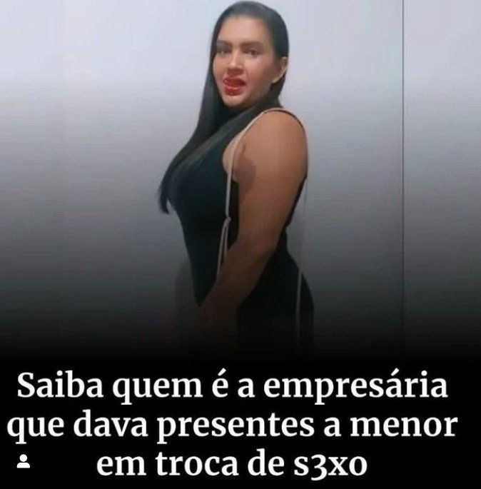 crimenewsoficia's tweet photo. A empresária Simone Miranda, de 37 anos, é investigada por aliciar sexualmente um adolescente de 13 anos. Simone era vizinha do menino e teria se aproximado dele ao dar presentes em troca de sexo. Ela teria oferecido a ele roupas novas, perfumes e jogos eletrônicos. https://t.co/jetbGyOqym