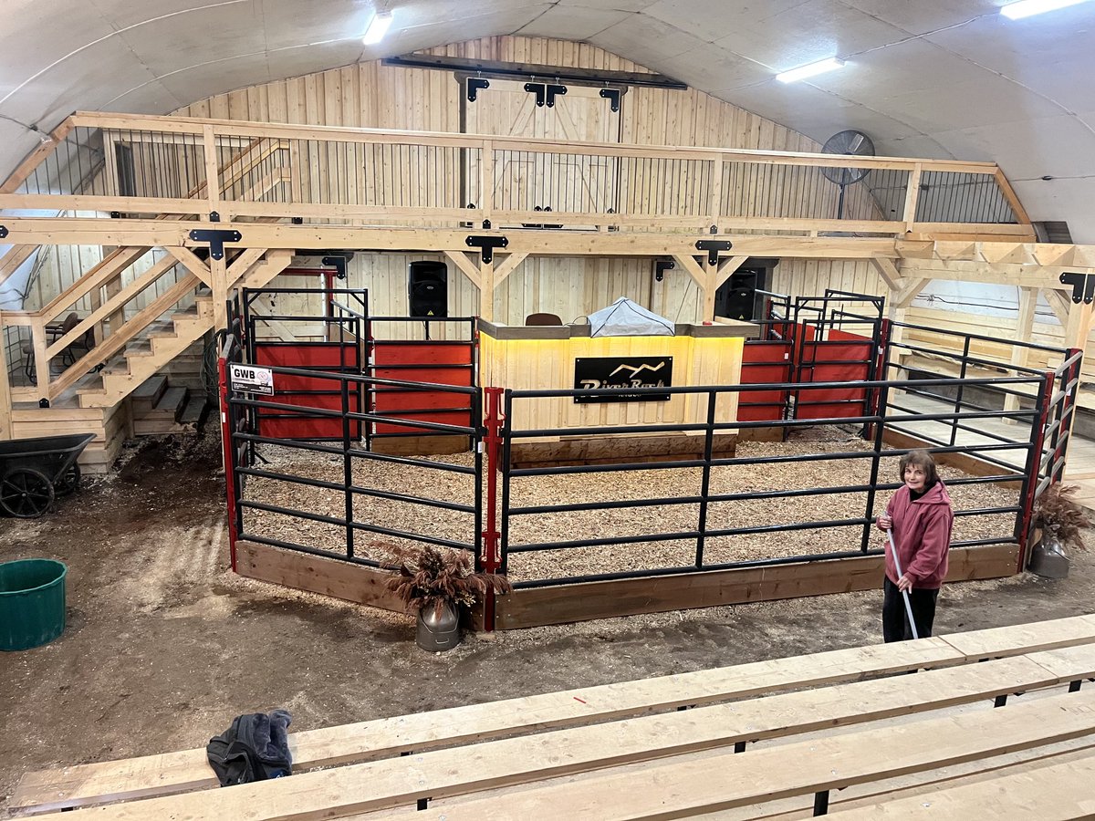 Sale ring is ready to go only a few days away !!