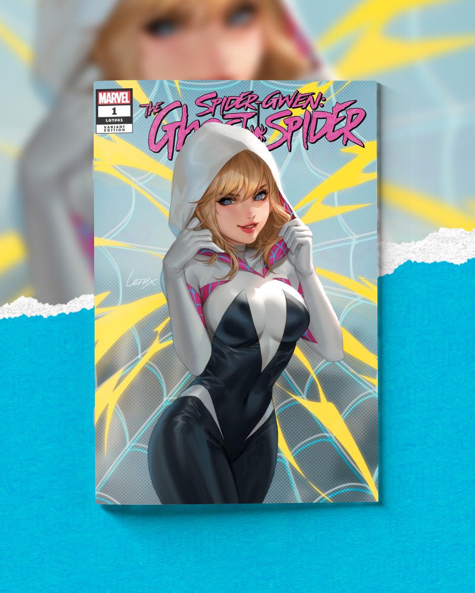 💥 Checkout our next exclusive for SPIDER-GWEN GHOST SPIDER #1 by @leirixart! Preorder this beautiful cover starting Wed April 17 at 2pm pst/5pm est! LTD to only 500 copies! $34.99 ea #spidergwen #ghostpider #marvelcomics