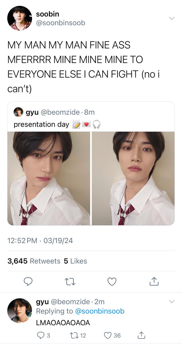 hugcyj's tweet photo. soogyu mini au where bg transfers to sbn’s school and shit gets out of hand fast https://t.co/cdBLuHS7BO