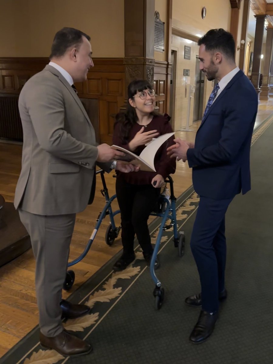 'Never, never, never give up.' That is the story of Desiree Da Costa, an accomplished developmental service worker & author. It was a pleasure to host her with @MichaelParsa at Queen’s Park to promote her book 'All About Me and Cerebral Palsy', to inspire universal respect &