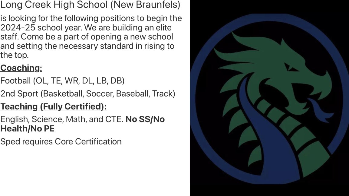 Come be apart of something special!! 🐉🔥 email me at richj5197@gmail.com if interested! New school opening in New Braunfels TX this fall 2024