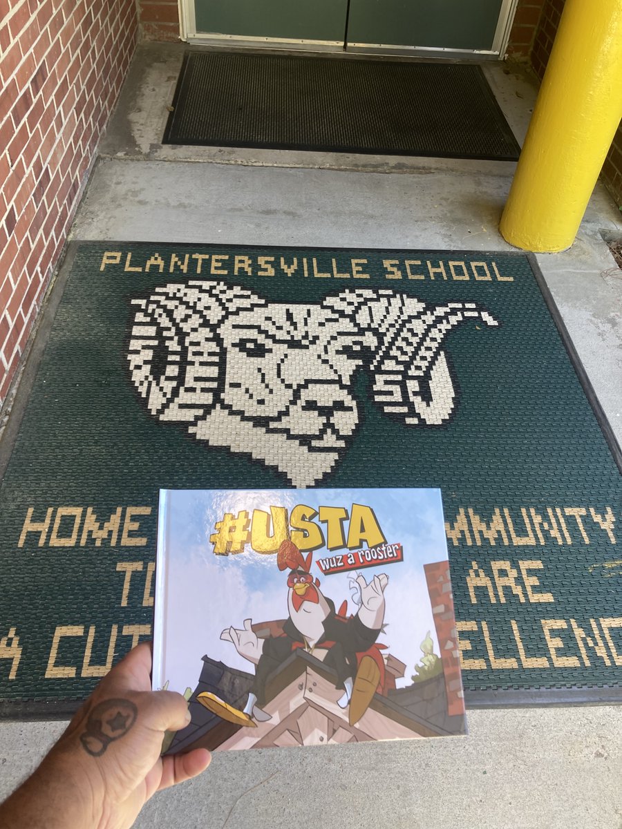 #OURSTATEment everyday is #PRODAY GREAT #READINGWORKOUT in GCSD Plantersville went pro today with the #JUSTACHICKEN authors