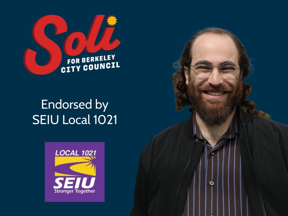 It was the pride of my career to unionize my colleagues with @SEIU1021 and serve as a union steward and delegate. Proud to have their sole endorsement for Berkeley City Council. Together we can fight for a Berkeley that works for working people.