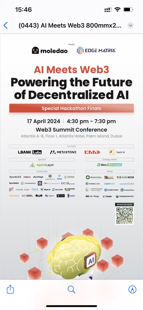 TrackerAlpha01's tweet image. The meeting you don’t wanna miss 

#EdgeMatrix 
#EMC
#TOKEN2049 
#DePINs