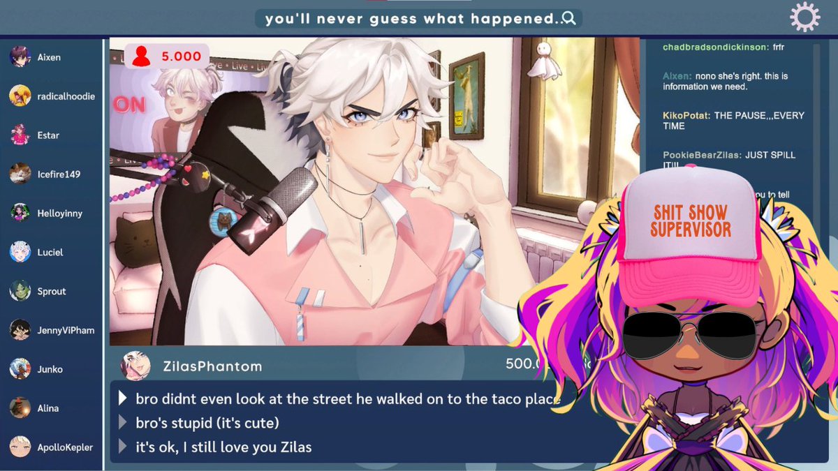 AlthemiaVT's tweet photo. I HAVE JUST THE HAT TO HELP ZILAS OUT!!!! We are going live now and our goal is to help Zilas out in being the internets favorite boy idol!!!! Or internets favorite boy failure whichever works out

🌺| #goinglivegame | #vtuber | #vtuberen |🌺 https://t.co/XSvSL1Wng9