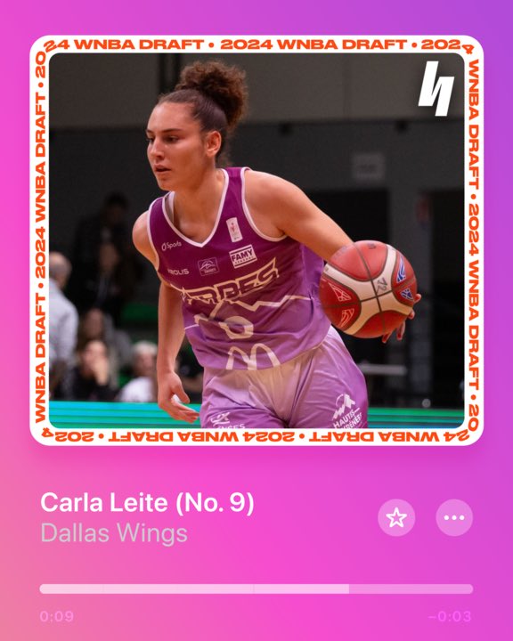 Carla Leite is headed to Dallas as No. 9 🔥