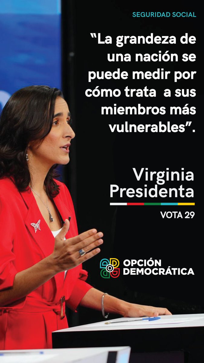 VIRIGINIA PRESIDENTA👏
#Virginiadebate #OpcionDemocratica