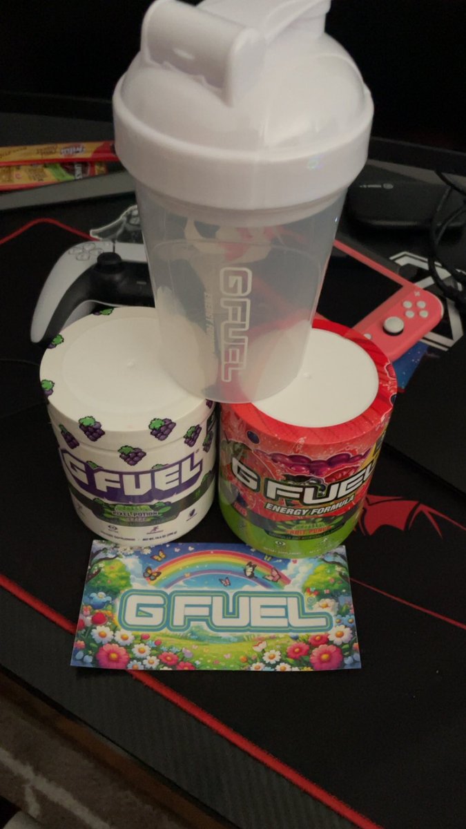 My #GFUEL mail days always seem to land on Mondays. Not complaining one bit! Got rid of the Monday blues with some #GFUELSour Don’t ever take pixel potion away from us again! 🤣