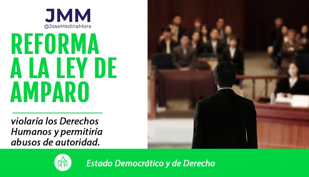 JoseMedinaMora's tweet photo. En COPARMEX, nos oponemos a la iniciativa de reforma a la Ley de Amparo. Consideramos la iniciativa es contraria a los principios fundamentales establecidos en la Constitución y pone en riesgo los derechos colectivos.
#JMM #Unidad https://t.co/OqknS1yk3e