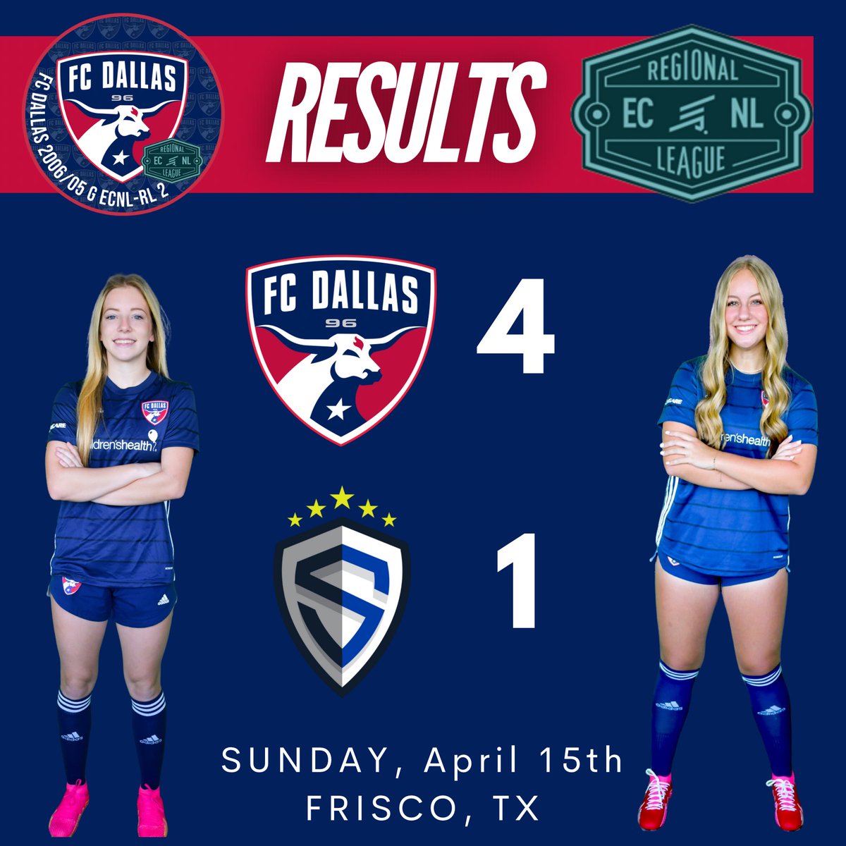 Back at it for second half of our ECNL-RL League🙌🏼 Great start! Lots to be happy with in our win over Sting ⚫️ 05/06RL yesterday! @FCDwomen #DTID💙🔥⚽️ ⚽️🎩 @Ella_Anderson3 🅰️ @ellaspiller09 ⚽️ @kennedyhusbands 🅰️ Ella A ☝🏼