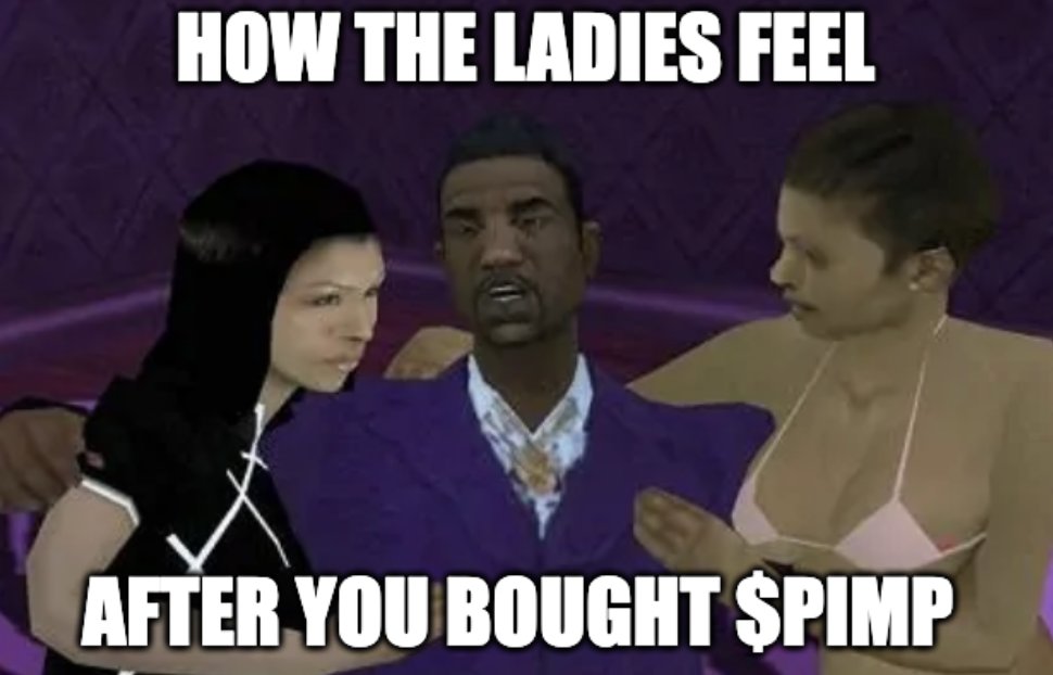 SanAndreasOnSol's tweet photo. ONLY A $PIMP WOULD UNDERSTAND https://t.co/TNvK8wi4ej