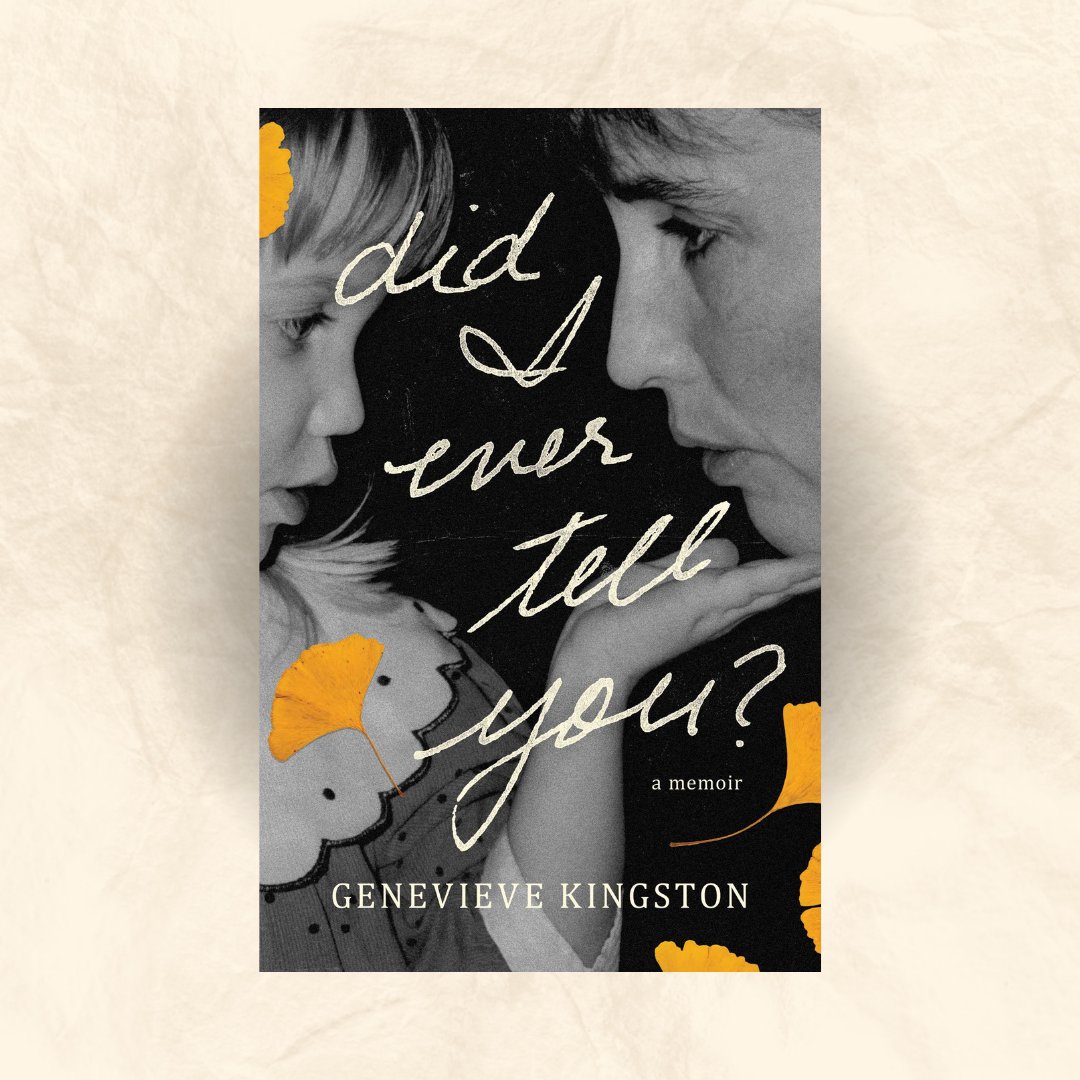 Happy publication day to Genevieve Kingston's extraordinarily beautiful, unforgettably true coming-of-age story about grief and the transformative power of love.
Find DID I EVER TELL YOU? on shelves now ✉️ 💛