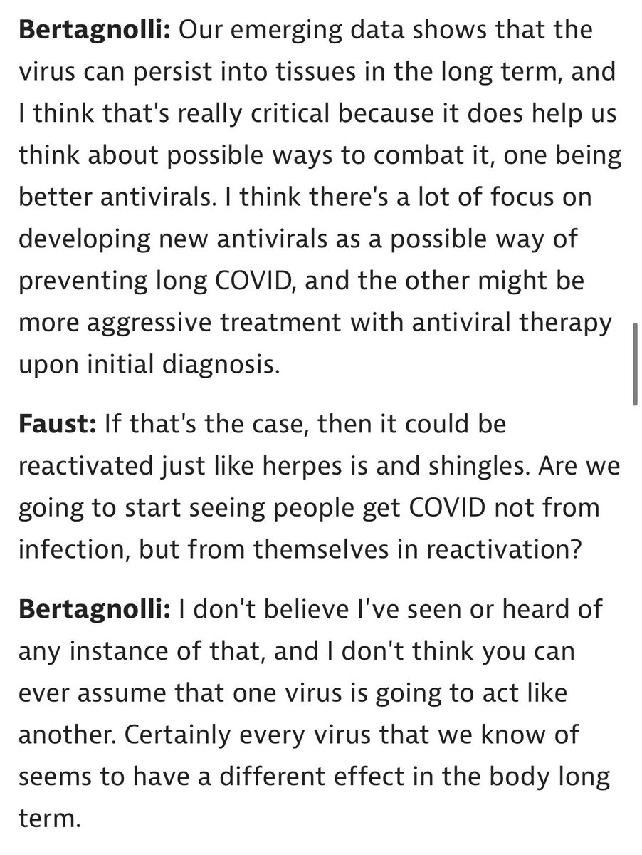 NIH Director says COVID is chronic. 👀 

About time. Time for antivirals for #LongCOVID. 👀
 
#pwLC #LC #NotRecovered #TreatChronicCOVID