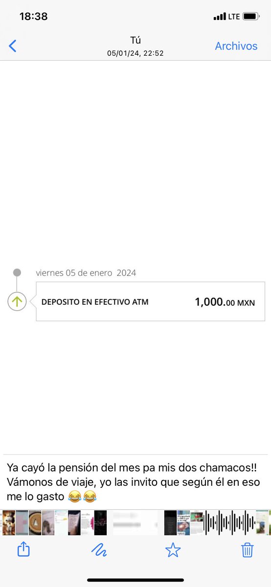 amarantagm's tweet photo. @DianaLuzVa Los mil pesotes mensuales para mis dos hijos, obvio depositados en efectivo directo para que no pueda encontrar sus ingresos… no cubre ni una consulta del pediatra https://t.co/jrd8eBGbfc