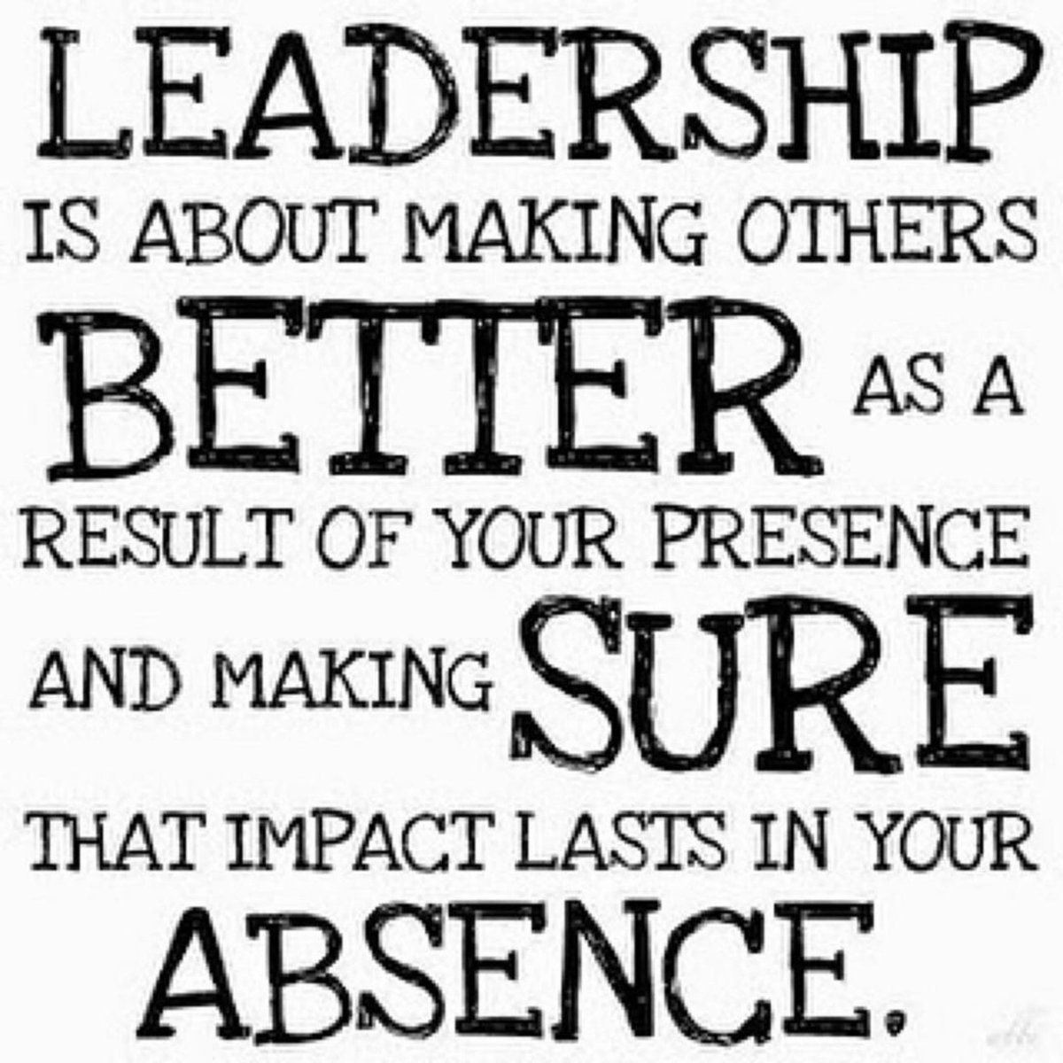 Leadership is not about having power over others, and it definitely isn’t about telling people what to do. Being a leader means caring about the people you’re leading and focusing on their success more than your own. #edchat
