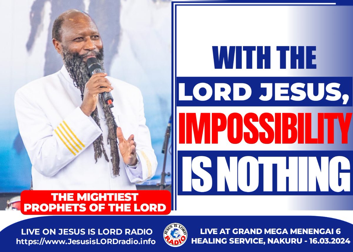 Today is going to be a turning point in your lives, because everything will become New for you. The day that The Lord has made, Please never take it for granted #CumanaHealingService