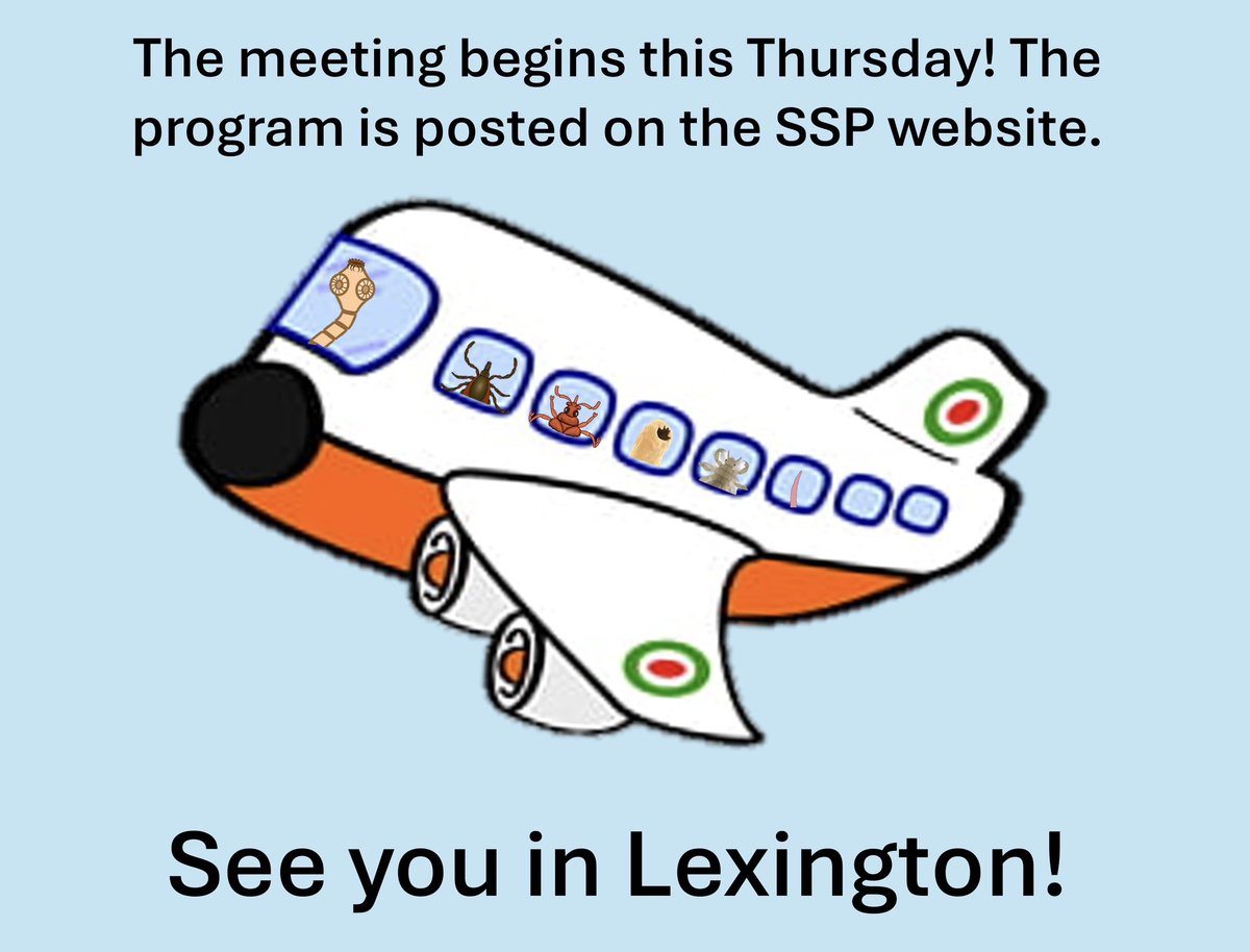 SESocParasit's tweet photo. Our joint meeting with HelmSoc is right around the corner and we can’t wait to see you all! Check in starts at 3pm at the Virginia Military Institute. See the program posted on the SSP website for more details. See you in Lexington! https://t.co/R26tuYN7AC