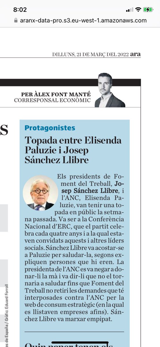 I després d'@Esquerra_ERC és el torn de @JuntsXCat. Tots a fer-li la gara gara a Sánchez Llibre, normalitzant a qui va voler arruïnar i tancar l'@assemblea i en canvi mai va denunciar el boicot a productes catalans del 2017. Orgullosa d'haver-li fet el 'cut direct' en públic.