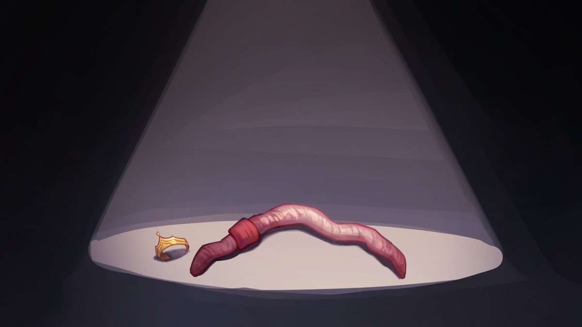 I'm sure some of y'all know I was in a game jam earlier this year, but I'm yelling about it again also to post some art of it!!

It's Ye Olde Worm Princess, and it's exactly as it sounds
lee-peng-chung.itch.io/ye-olde-worm-p…