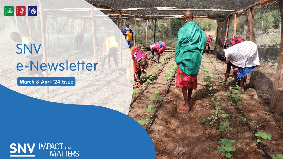 Our March-April newsletter is out! Click the link below to stay updated on our activities over the past two months of 2024. tinyurl.com/SNV-e-Newslett…