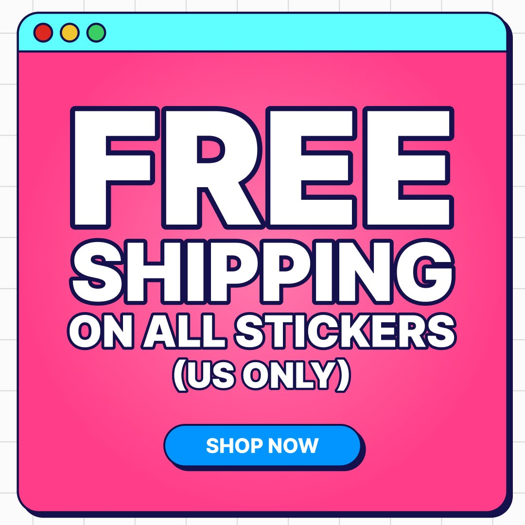 Woot woot! FREE US SHIPPING for ALL STICKERS on @redbubble!
Time to shop & go to town with stickers!!!
redbubble.com/people/rtcusto…
Let's go!!!
-
@redbubbleartists #redbubble #redbubbleartist #redbubbleshop #findyourthing #sticker #StickWithRedbubble