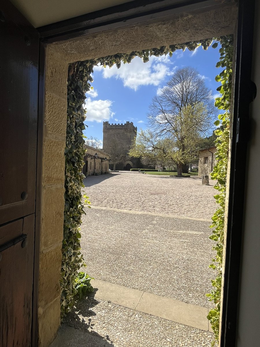 #buenosdías desde #castillodecuzcurrita #larioja #enoturismo #rioja #riojawine ☀️ 🌞