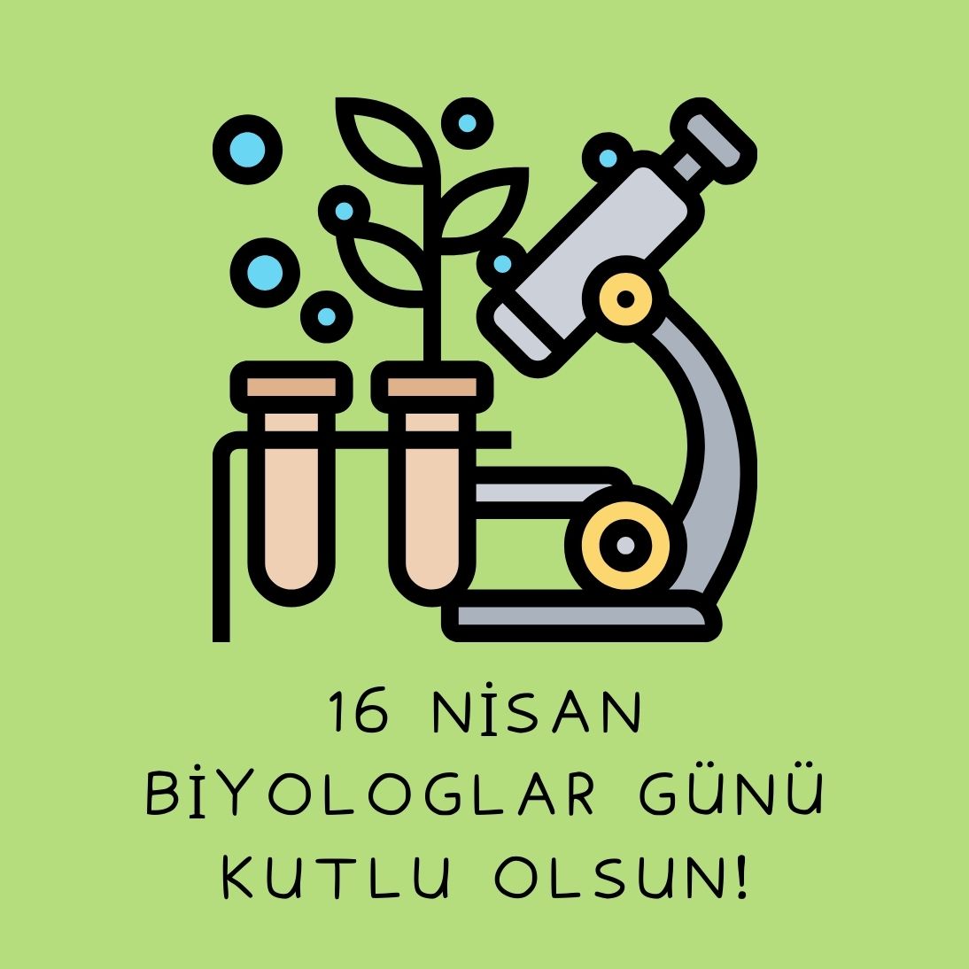 Bugün 16 Nisan Biyologlar Günü! Biyoloji, hayatımızın her alanında var olan, her alanına dokunan bir temel bilim dalıdır. Öncelikle biyoloji bilimine emek veren ve genç bilim insanları yetiştiren değerli hocalarımızın olmak üzere tüm biyologların gününü kutluyorum. 🌺🐙🦠🐦🧪🔬🪼