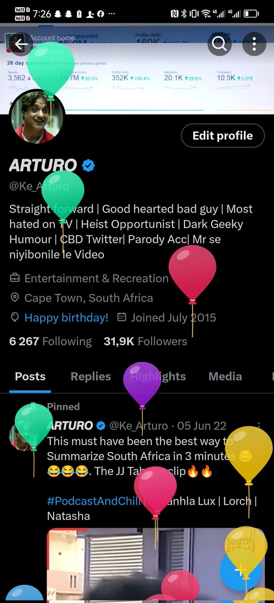 Balloons Balloons on my Profile. Im growing up 🙌🏾🙌🏾😭